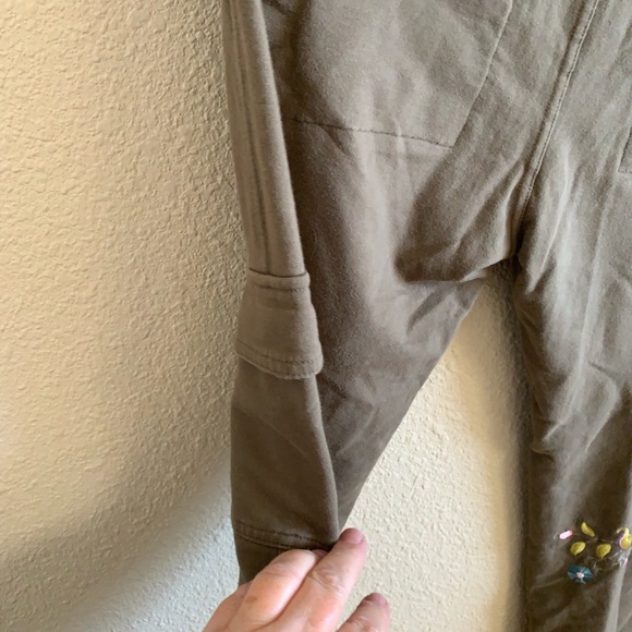 Matilda Jane Olive Floral Embroidered Pants 🌴 - Picture 9 of 15